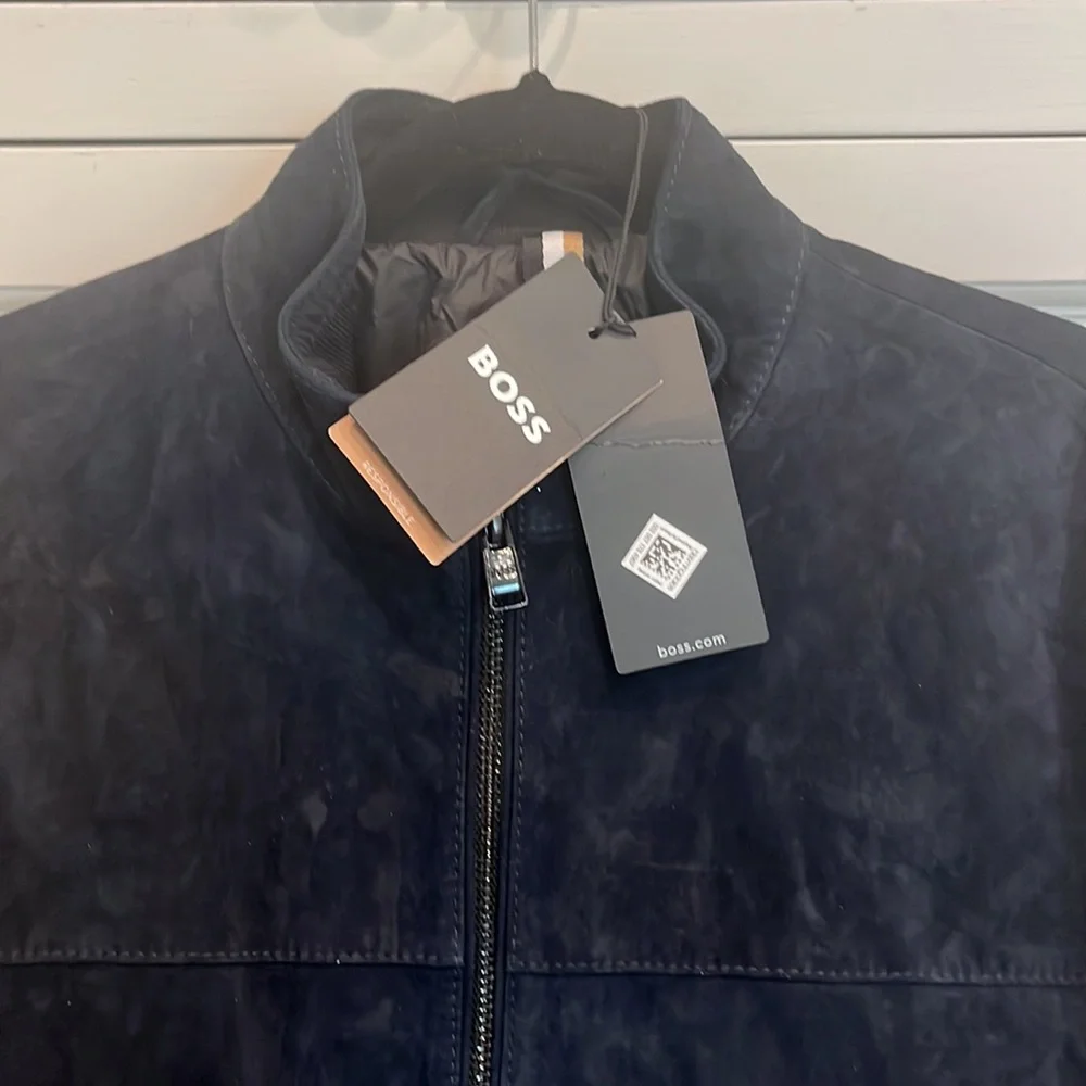 BOSS Mapson suede Jacket